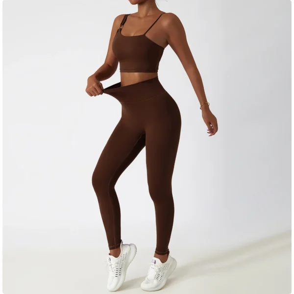 Asymmetrical 2 Piece Fitness Set for Women