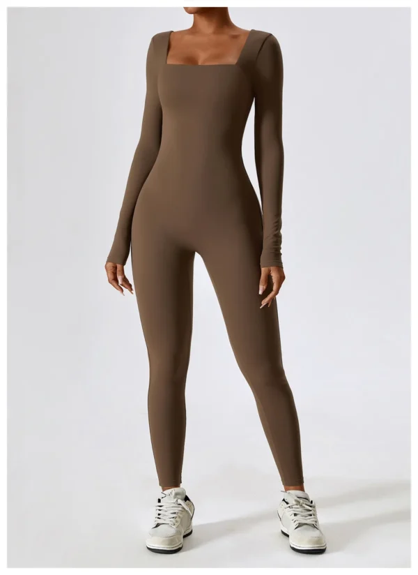 Square Neck Long Sleeve Bodysuit (4 Pack) - Image 3